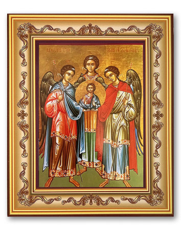Synaxis of the Angels Framed Icon