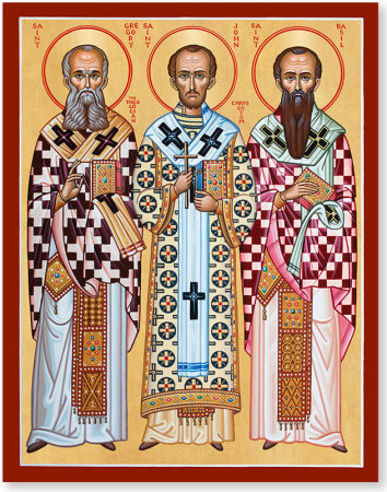 Three Holy Hierarchs Icon