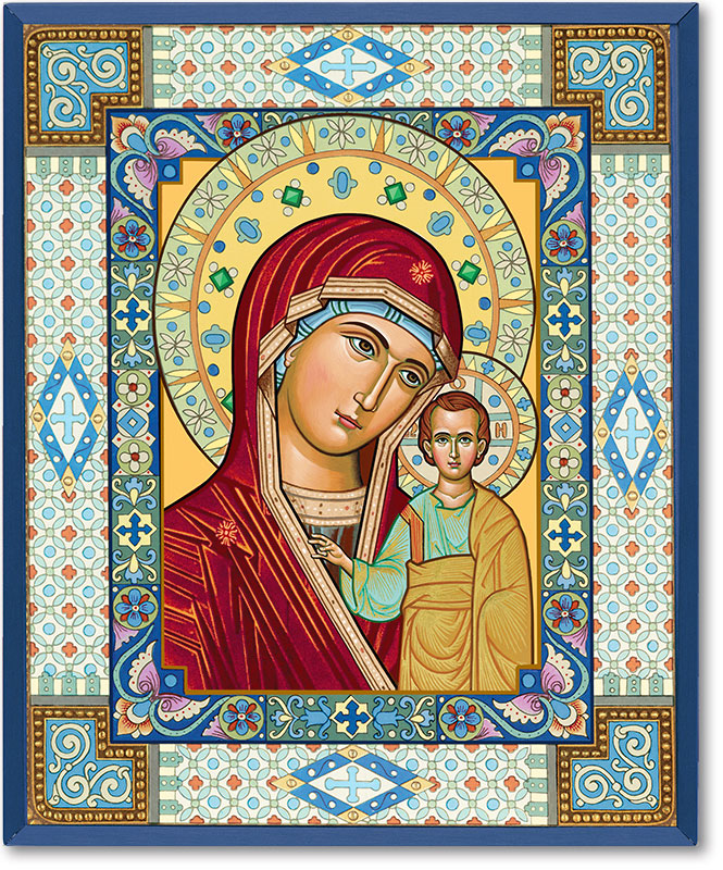Icons Of Blessed Virgin Mary Original Icon Of Virgin Mary Valaam 17 