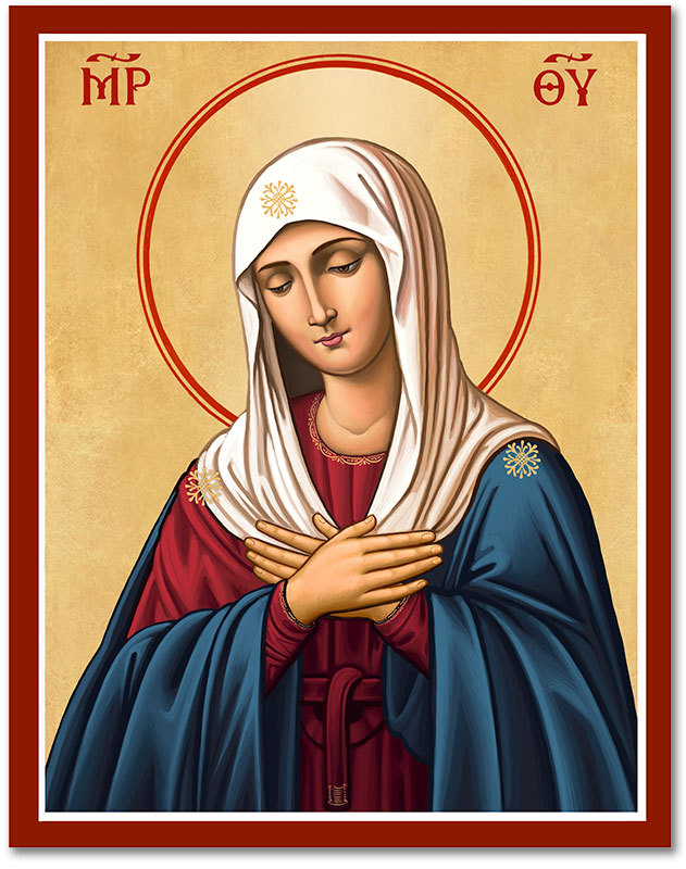 Virgin Mary Catholic Icon
