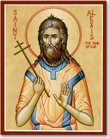 Saint Alexis Man of God Icon