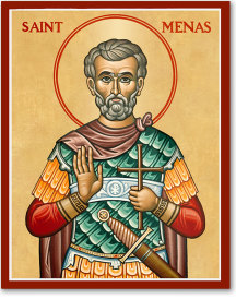 Saint Menas the Martyr Icon