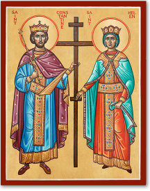 Saints Constantine and Helen icon
