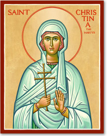 Saint Christina the Martyr icon