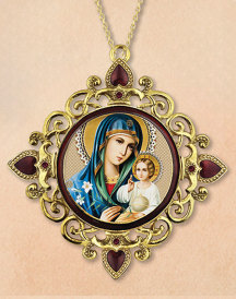 Eternal Bloom Ornate Metal Ornament