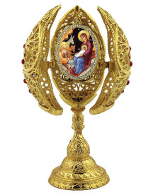 Filigree Nativity Icon Egg