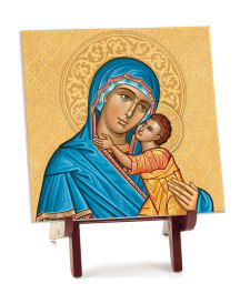 Blue Madonna Tile