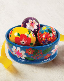 Blue Easter Egg Basket