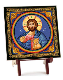 Christ Pantocrator Tile
