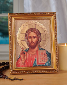 Christ the Teacher Framed Icon