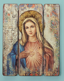Immaculate Heart Ornamental Panel