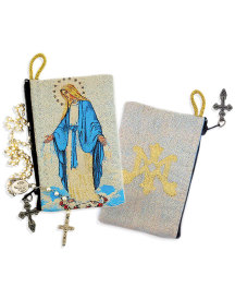 Our Lady of Grace Rosary Pouches - set of 6