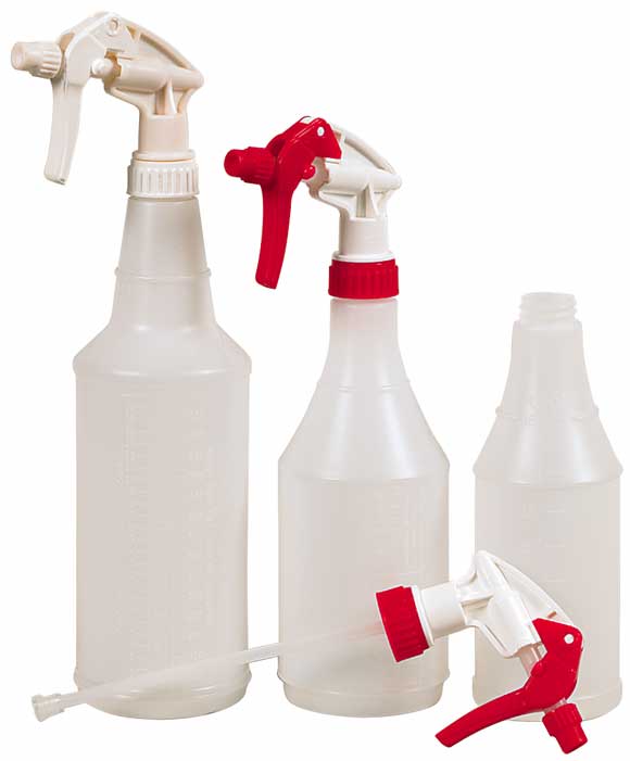 Bottles & Sprayer Tops National Hospitality Supply