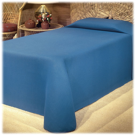 EconoAccord Ribcord Bedspread; Twin 76 x 110, National Hospitality