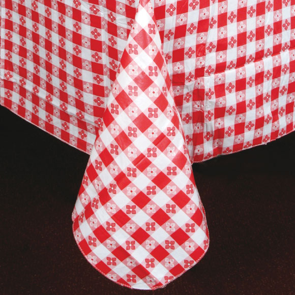 Checkered Vinyl Table Cloths National Hospitality