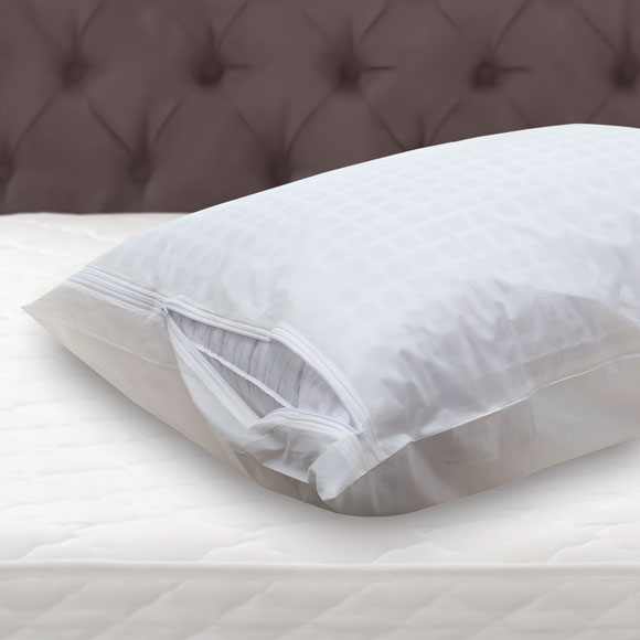 Zippered Vinyl Pillow Covers National Hospitality Supply