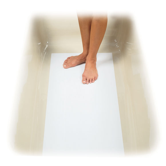 Permanent Bath Mats Sticks to Your Tub