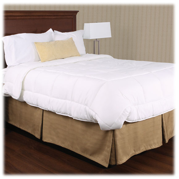 Hotel Weighted Bed Skirts 100 Polyester National Hospitality