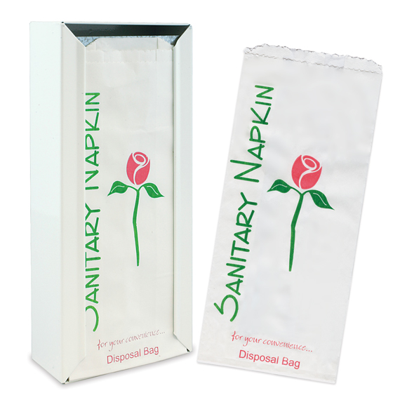 Sanitary Napkin Bags & Dispenser National Hospitality