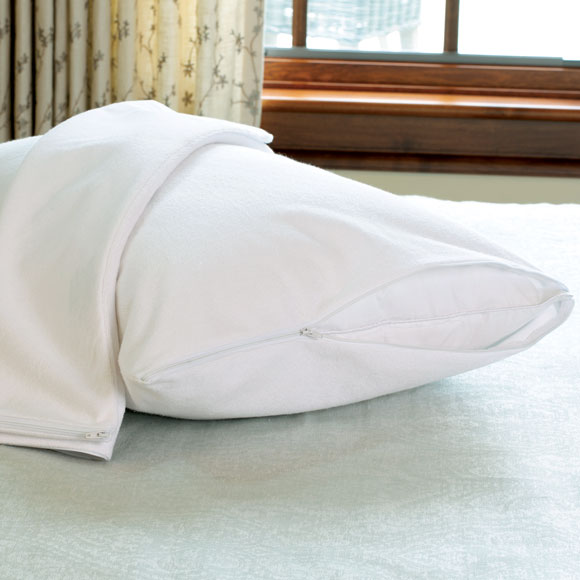 Soft Terry Zippered Pillow Protectors National Hospitality Supply