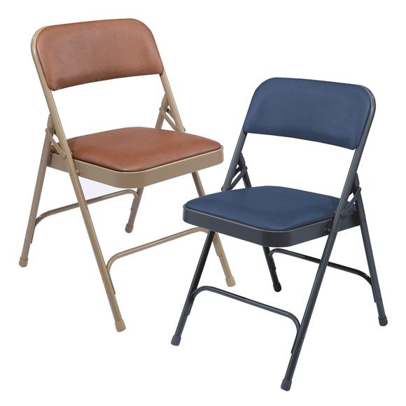 Upholstered Vinyl Folding Chairs, Folding Chairs National Hospitality