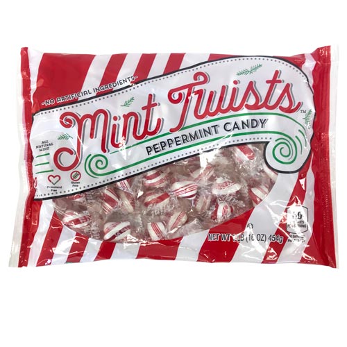 Atkinson Natural Red & White Peppermint Twists * 1 LB