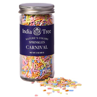 India Tree Natural Sprinkles - Carnival Mix * 2.7 OZ
