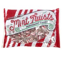 Natural Red & White Peppermint Twists