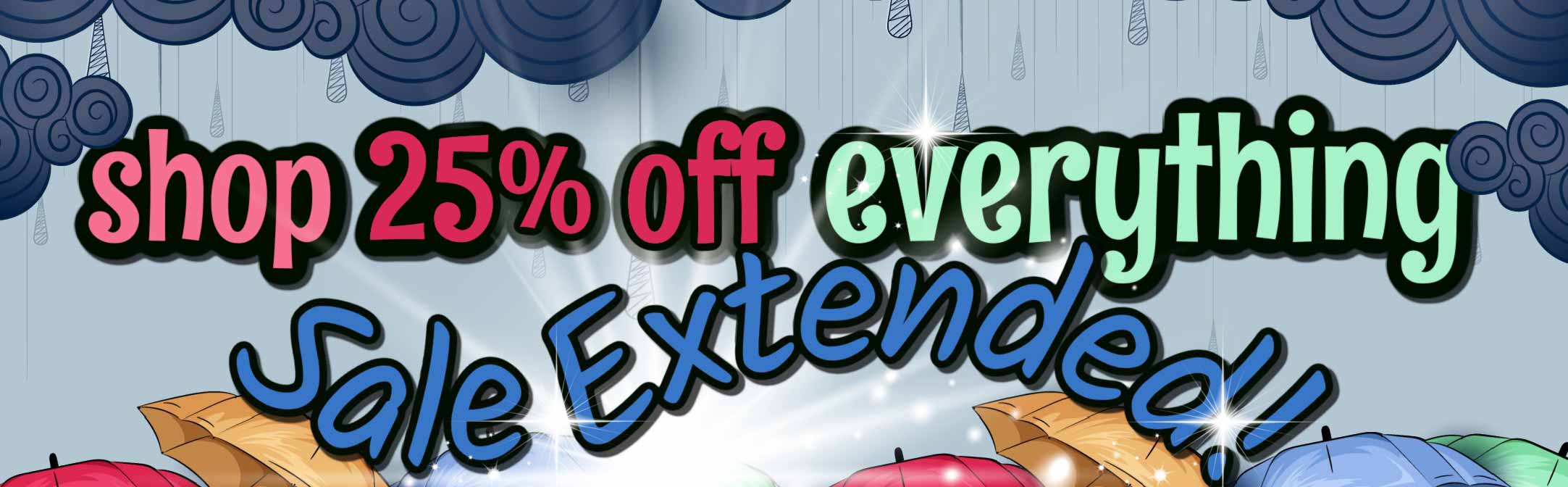 shop 25% off everything sale extended