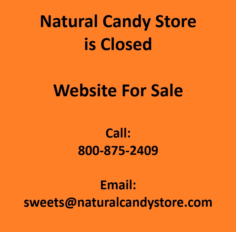 100% natural candy with no artificial: flavors, colors or dyes, sweeteners pr preservatives. shop now
