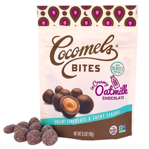Cocomels Vegan Chocolate-Covered Caramel Bites - Creamy Oatmilk * 3.5 OZ