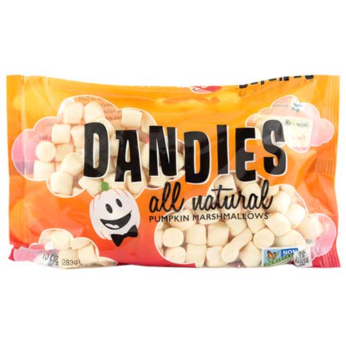 Mini Dandies Vegan Marshmallows Pumpkin by Chicago Vegan Foods