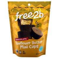 free2b Sunflower Butter MINI Cups - Rice Chocolate * 4.2 OZ