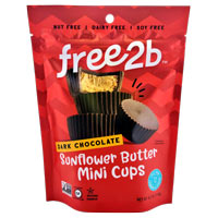free2b Sunflower Butter MINI Cups - Dark Chocolate * 4.2 OZ