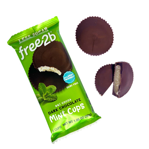 free2b Mint Cups - Dark Chocolate * 2 PC