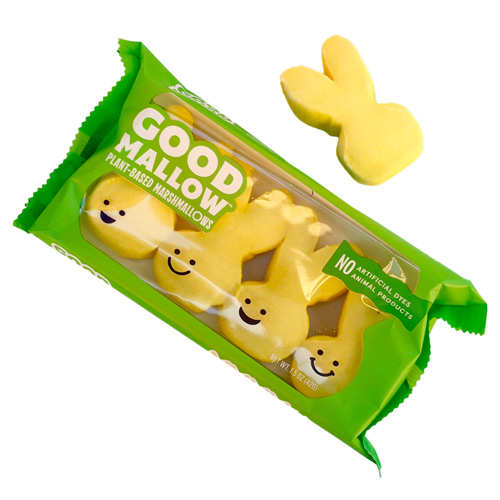 GoodMallow Plant Based Marshmallows - Bunnies (YELLOW) * 4 PC