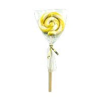 Hammond's Organic Swirl Lollipop - Lemon