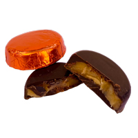 Honey Acres Dark Chocolate Honey Patties - Orange - Product Image
