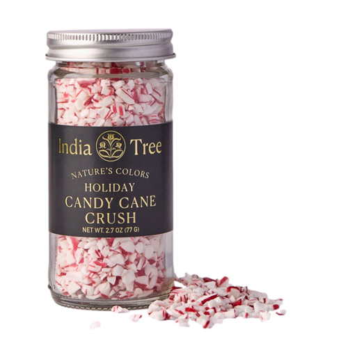 India Tree Nature's Colors - Holiday Candy Cane Crush * 2.7 OZ