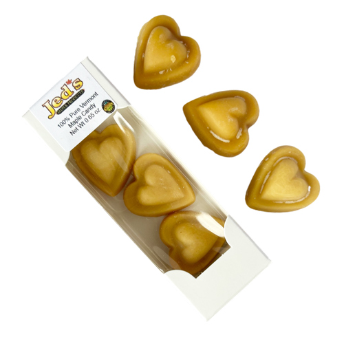 Jed's Organic Maple Candy - Hearts * 3 PC