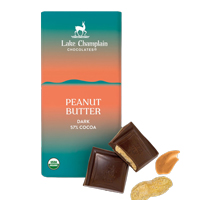 Lake Champlain Organic Chocolate Bar - Dark Peanut Butter (57% Cocoa) * 3.25 OZ - Product Image