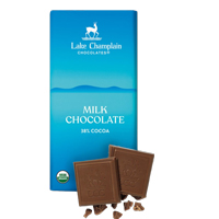 Lake Champlain Organic Chocolate Bar - Milk (38% Cocoa) * 3 OZ - Product Image