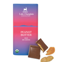 Lake Champlain Organic Chocolate Bar - Milk Peanut Butter (38% Cocoa) * 3.25 OZ - Product Image