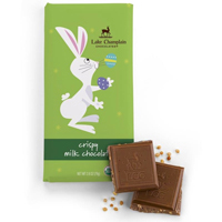 Lake Champlain Organic Easter Chocolate Bar - Crispy Milk (38% Cocoa) * 2.8 OZ - Product Image