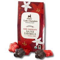 Lake Champlain Vegan Poinsettias - Dark Chocolate Salted Caramel * 13 PC - Product Image