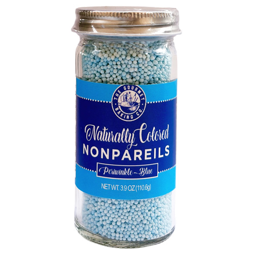 Naturally Colored Nonpareils - Periwinkle Blue * 3.9 OZ