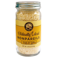 Naturally Colored Nonpareils - Daffodil Yellow * 3.9 OZ - Product Image