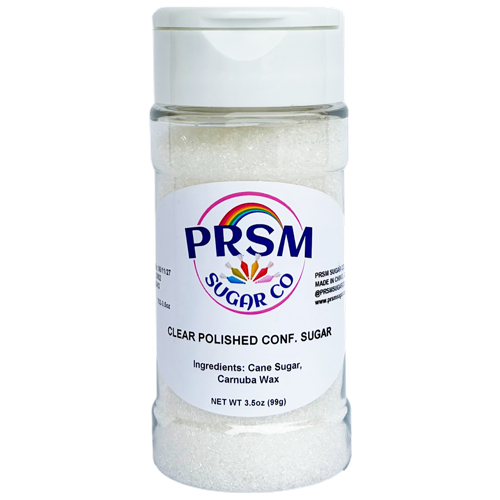 Confectioners Natural Sanding Sugar (Small) - 702 Clear Polished * 3.5 OZ