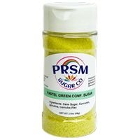 Confectioners Natural Sanding Sugar (Small) - 758 Pastel Green * 3.5 OZ - Product Image