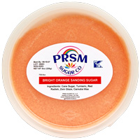 Natural Special Sanding Sugar (Med) - 708 Bright Orange  * 8 OZ - Product Image